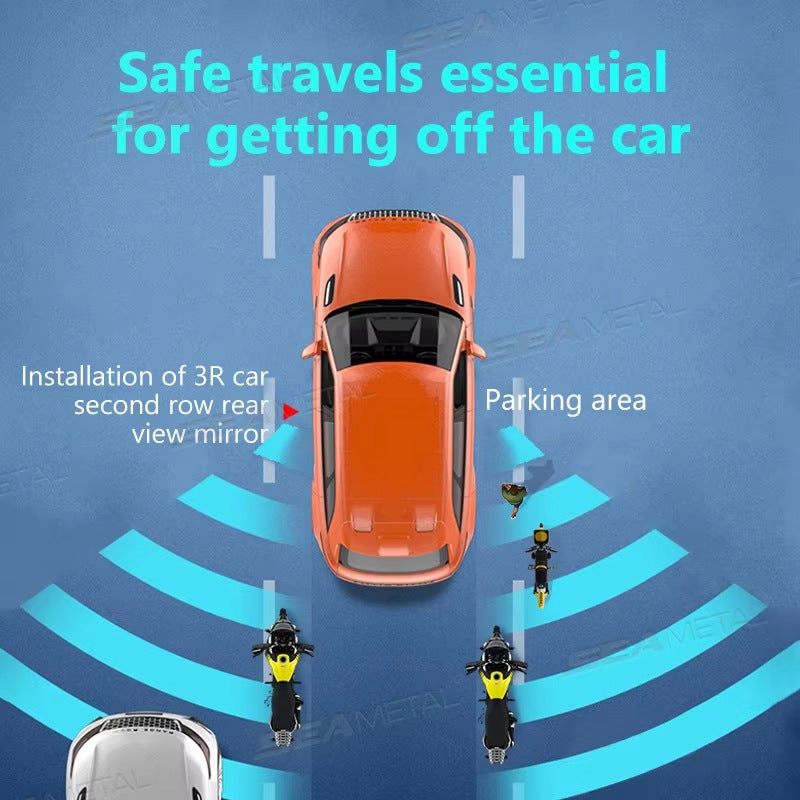 Car Rearview Mirror, Auxiliary Steering Mirror, Flexible, Compact, Multi-Angle Mirror, Convenient 3D Viewing Mirror, High-Looking Steering Mirror - Image 4